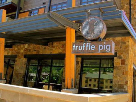 the truffle pig - pets accepted outside